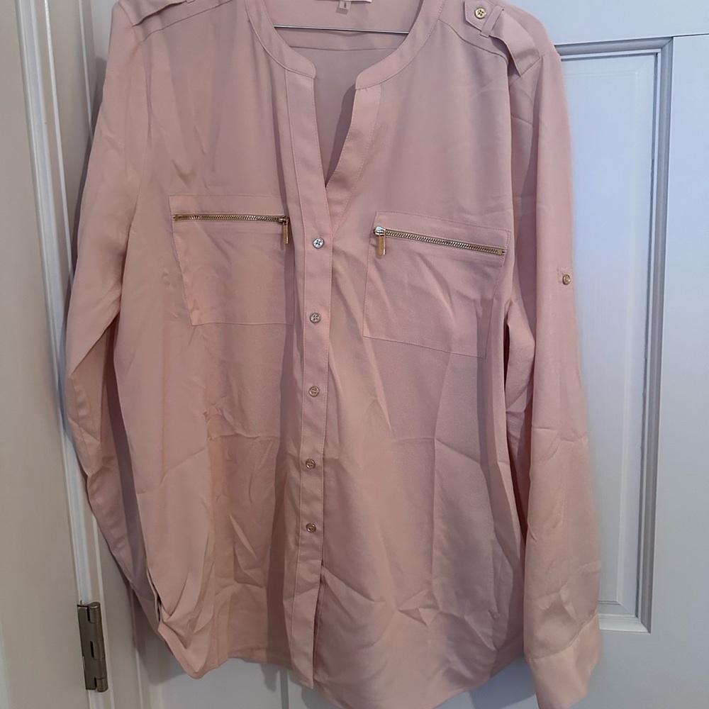 Calvin Klein Soft Pink Blouse